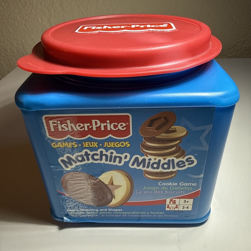 Vintage 2003 Fisher Price Oreo Matchin' Middles Shape Game 12 Cookies Complete!